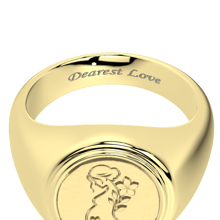 Personalized Coin Ring
