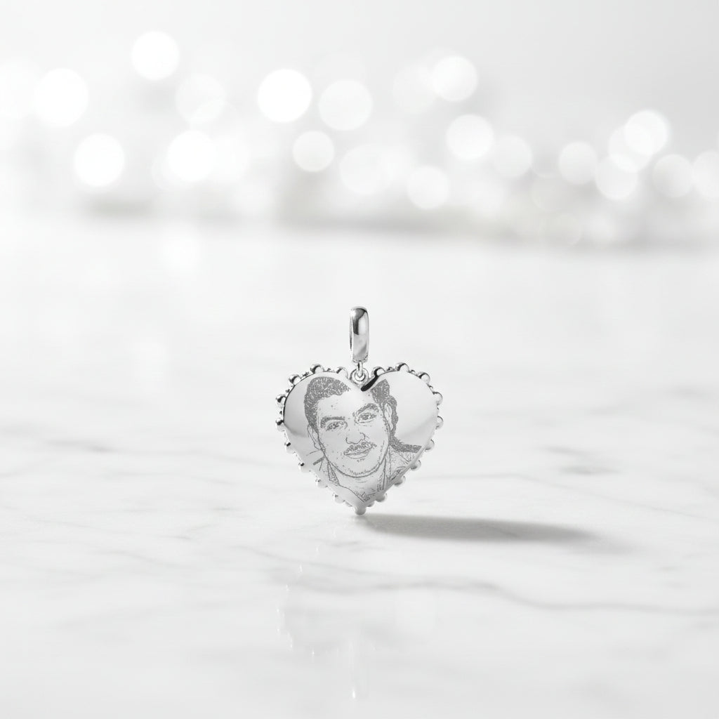 Personalized Heart Keepsake Necklace with Custom Engraving Heirloom-Quality Pendant