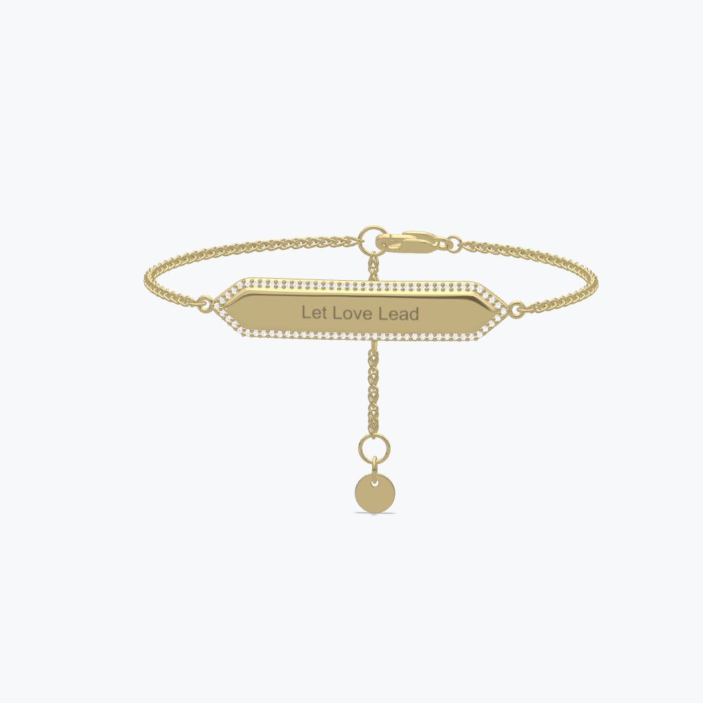 Let Love Lead Memorial Bracelet
