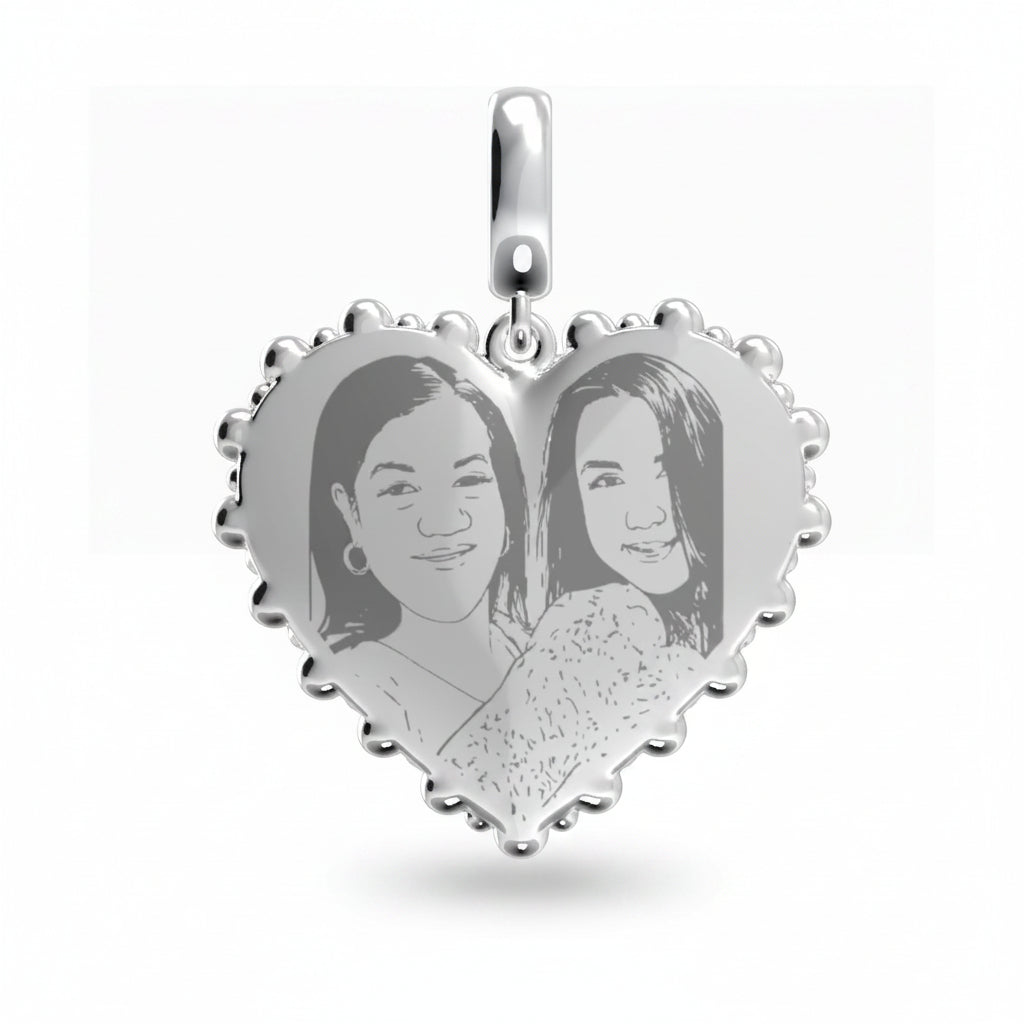 Personalized Heart Keepsake Necklace with Custom Engraving Heirloom-Quality Pendant