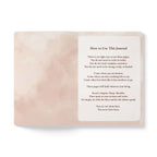 When Love Meets Grief Journal — Softcover Grief Companion Notebook — Light Orange