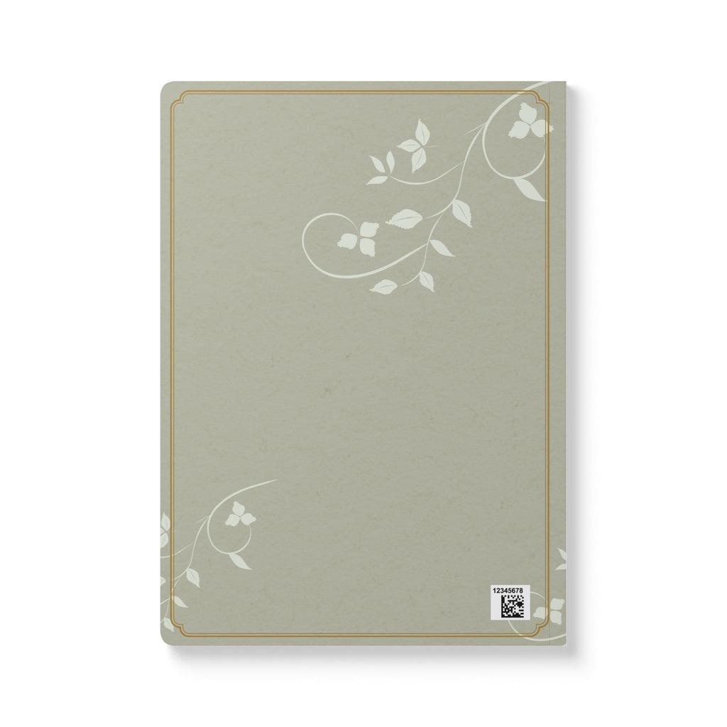 When Love Meets Grief Journal — Softcover Grief Companion Notebook — Gray Yellow Green