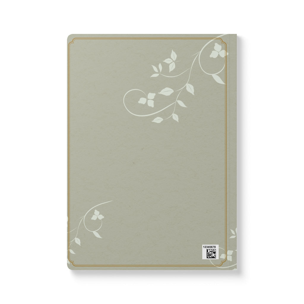 When Love Meets Grief Journal — Softcover Grief Companion Notebook — Gray Yellow Green