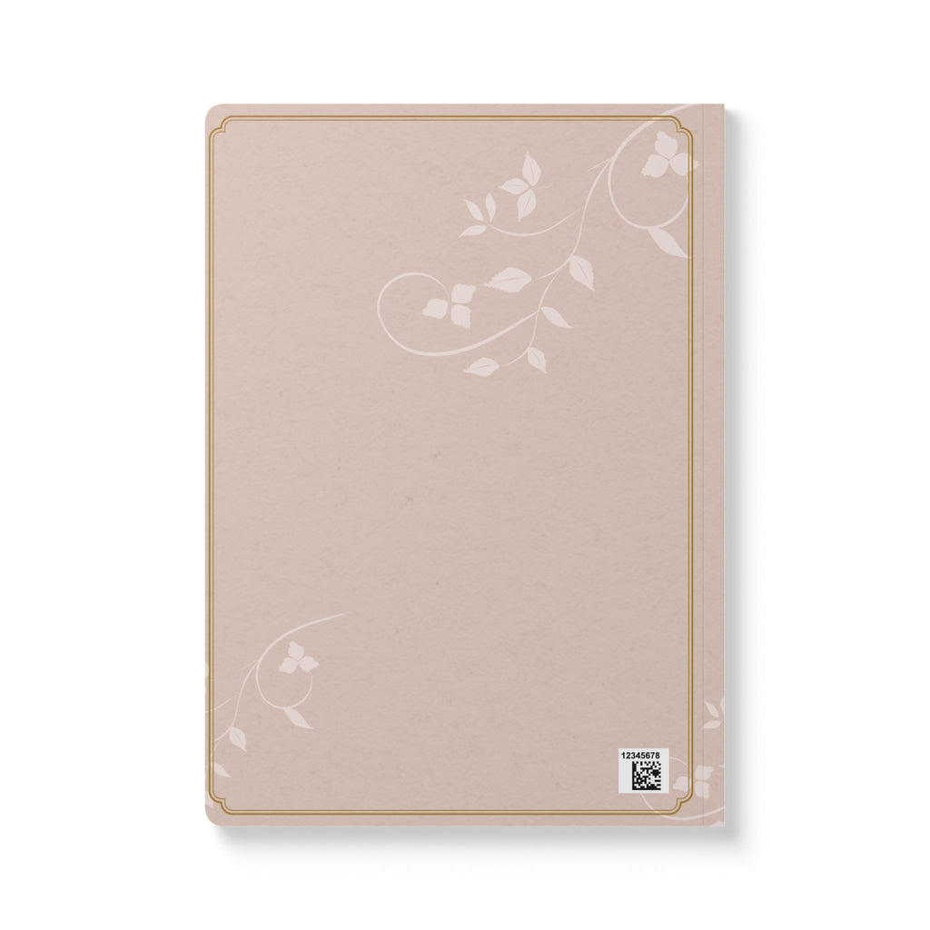 When Love Meets Grief Journal — Softcover Grief Companion Notebook — Light Orange
