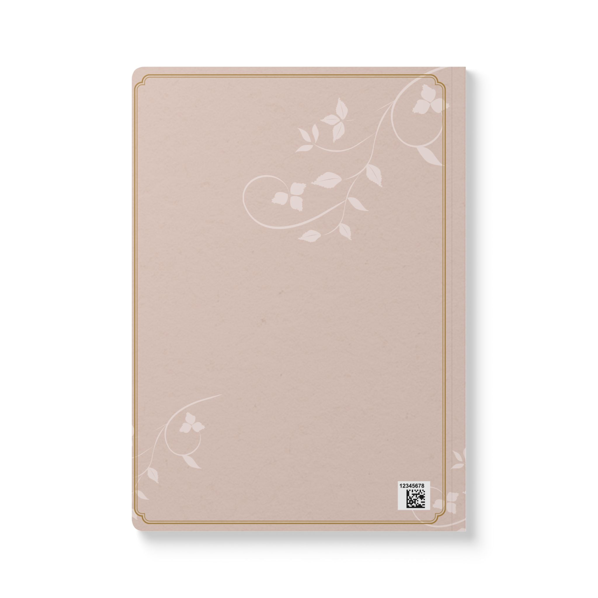 When Love Meets Grief Journal — Softcover Grief Companion Notebook — Light Orange