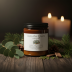 Into the Quiet Premium Handcrafted Soy Candle | Eucalyptus, Balsam, Fir & Cedarwood | 9 oz