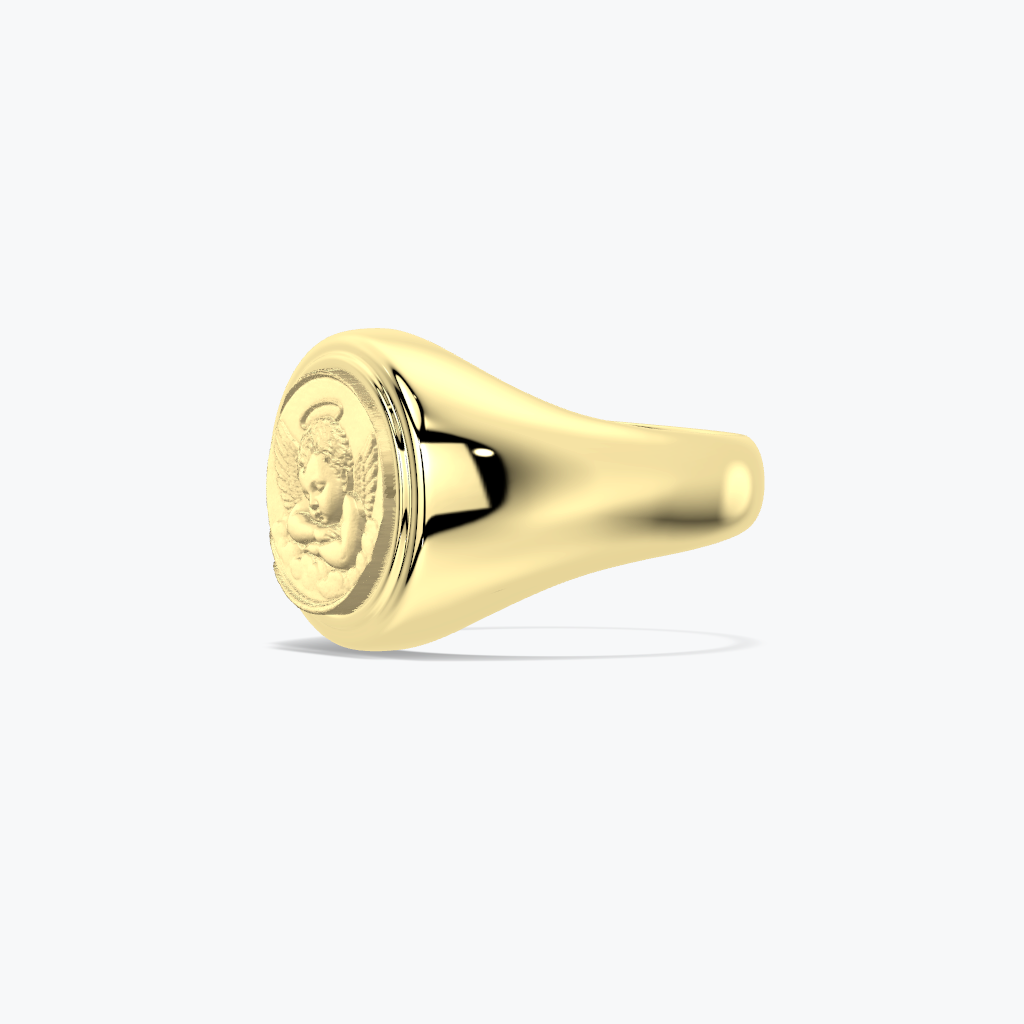 Angel Baby Coin Ring