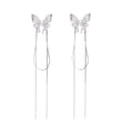 Crystal Butterfly Cascade Earrings by Jasmine's Light Collection