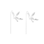 Silver Jasmine Whisper Earrings by Jasmine's Light Collection