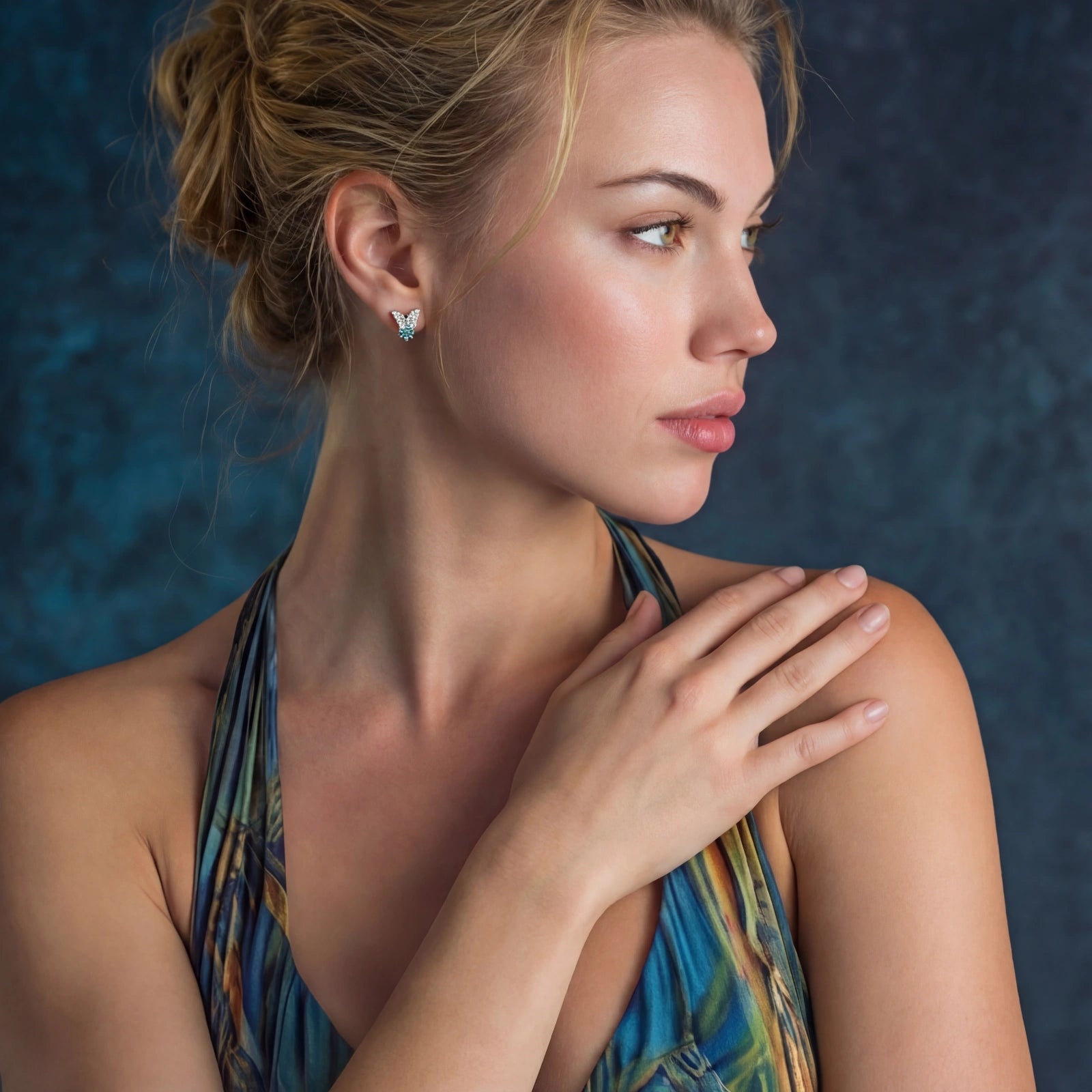Wings of Renewal Butterfly Studs by Jasmine's Light Collection