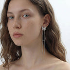 Crystal Butterfly Cascade Earrings by Jasmine's Light Collection