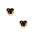 Guardian Angel Heart Studs by Jasmine's Light Collection