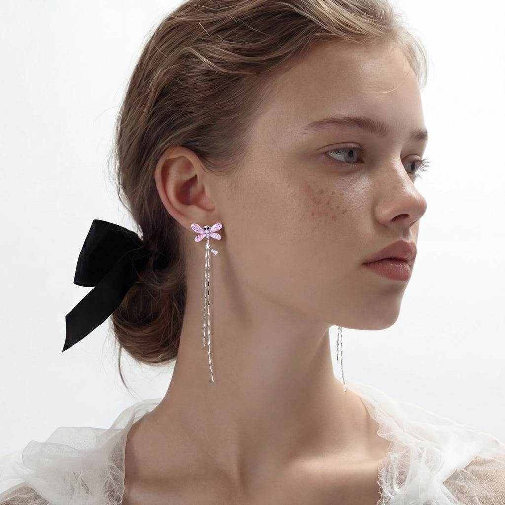 Jasmine’s Dragonfly Whispers Earrings  by Jasmine's Light Collection
