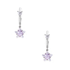 Starlight Heart Remembrance Hoops by Jasmine's Light Collection