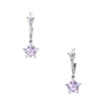 Starlight Heart Remembrance Hoops by Jasmine's Light Collection
