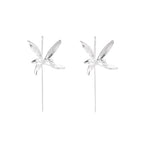 Silver Jasmine Whisper Earrings by Jasmine's Light Collection