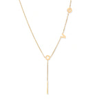 Love Letter Necklace | LOVE Necklace | 18K Gold Plated Stainless Steel