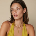 Golden Hearts Layered Necklace Set