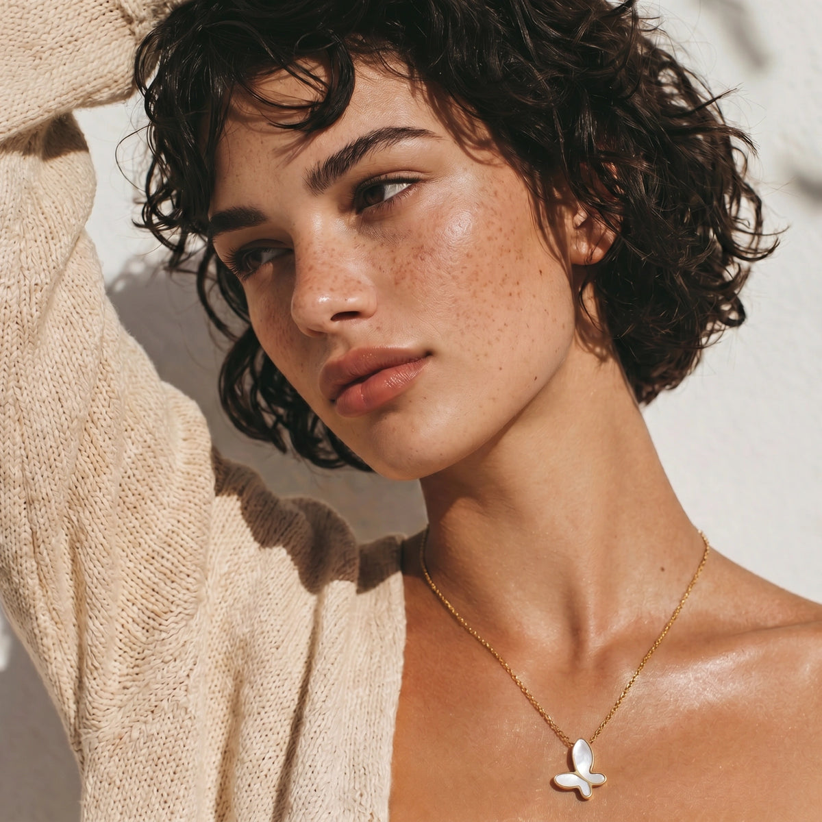 Still Becoming Butterfly Necklace