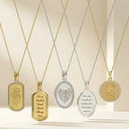 Heirloom Relief Halo Necklace