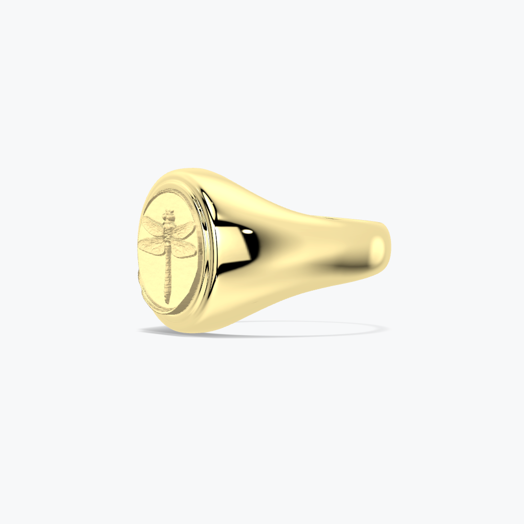 Dragonfly Coin Ring