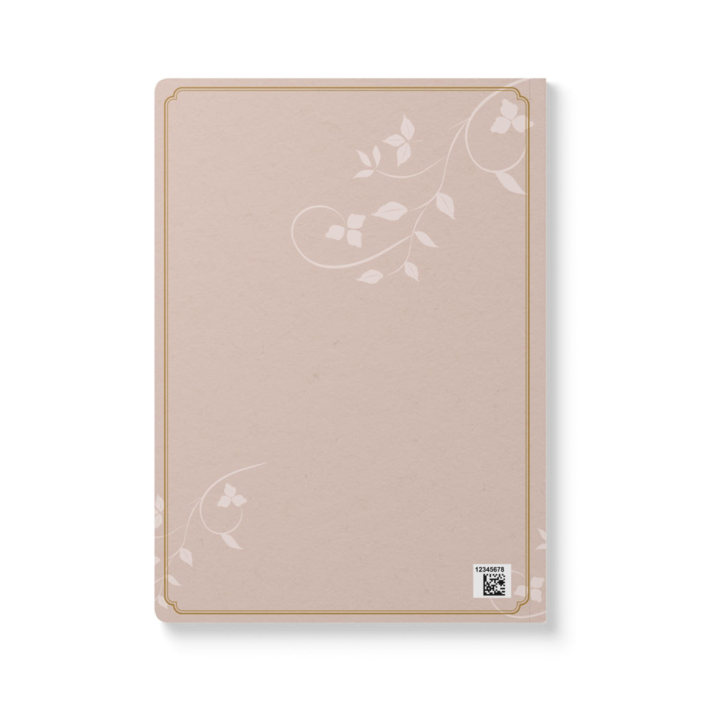 When Love Meets Grief Journal — Softcover Grief Companion Notebook — Light Orange