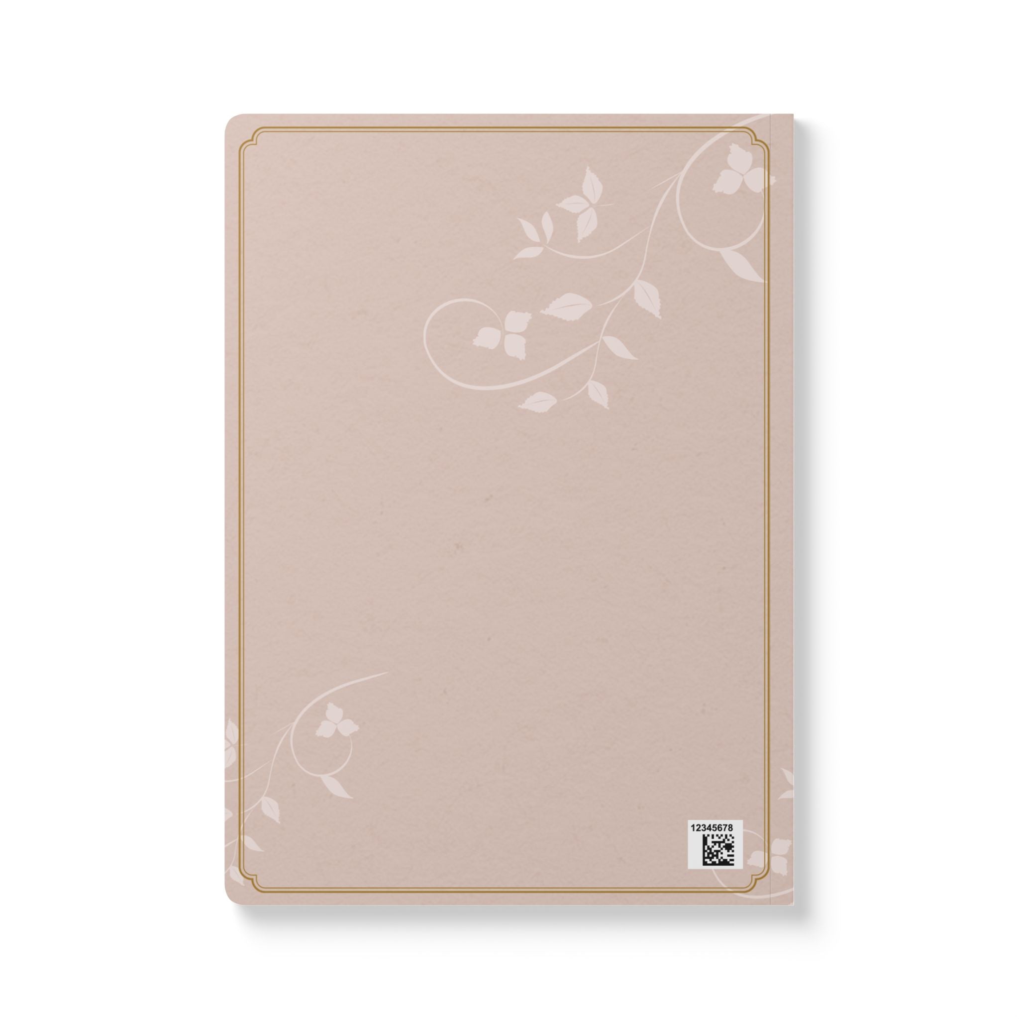 When Love Meets Grief Journal — Softcover Grief Companion Notebook — Light Orange