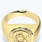 Angel Baby Coin Ring