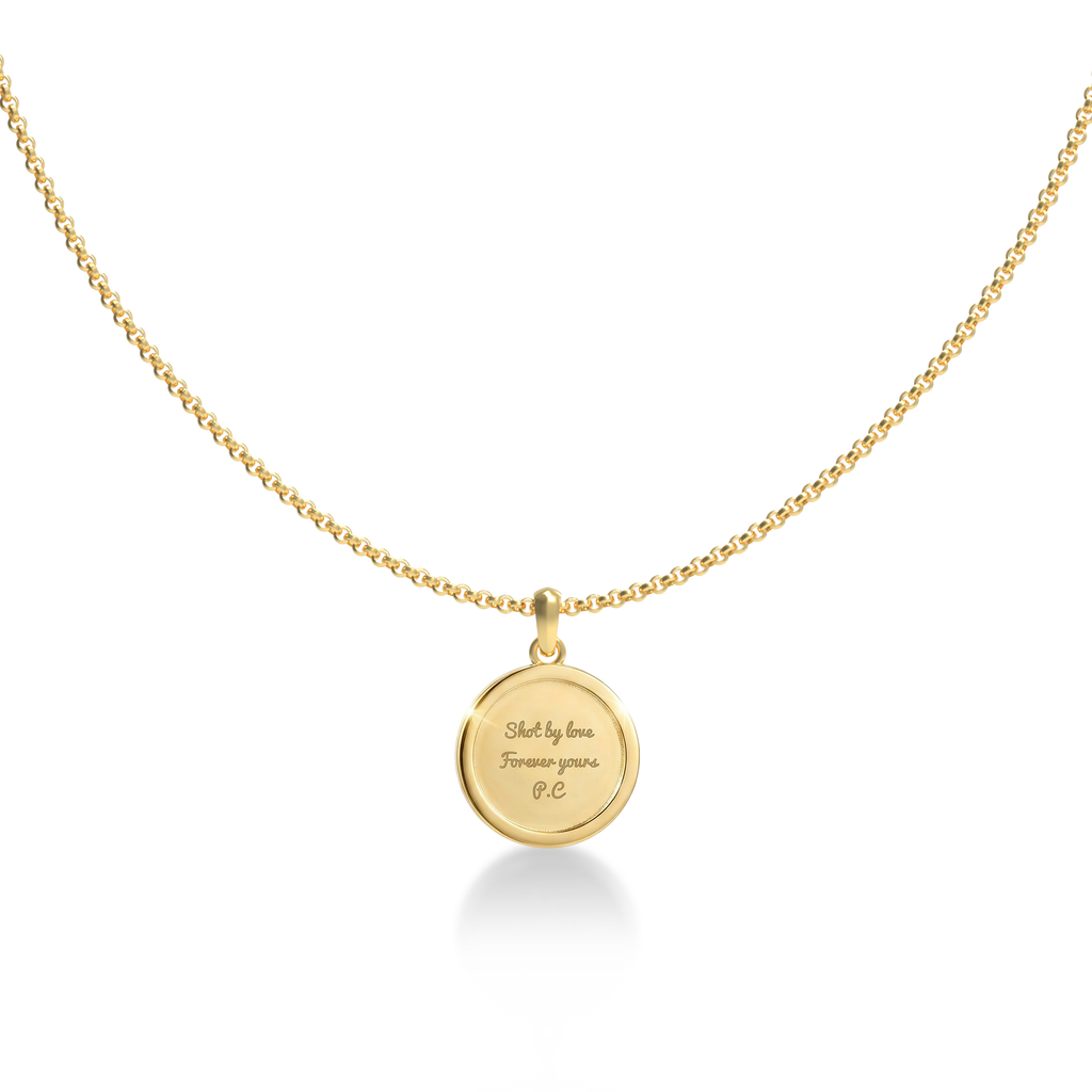 Heirloom Relief Halo Necklace