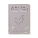 When Love Meets Grief Journal — Softcover Grief Companion Notebook — Light Gray