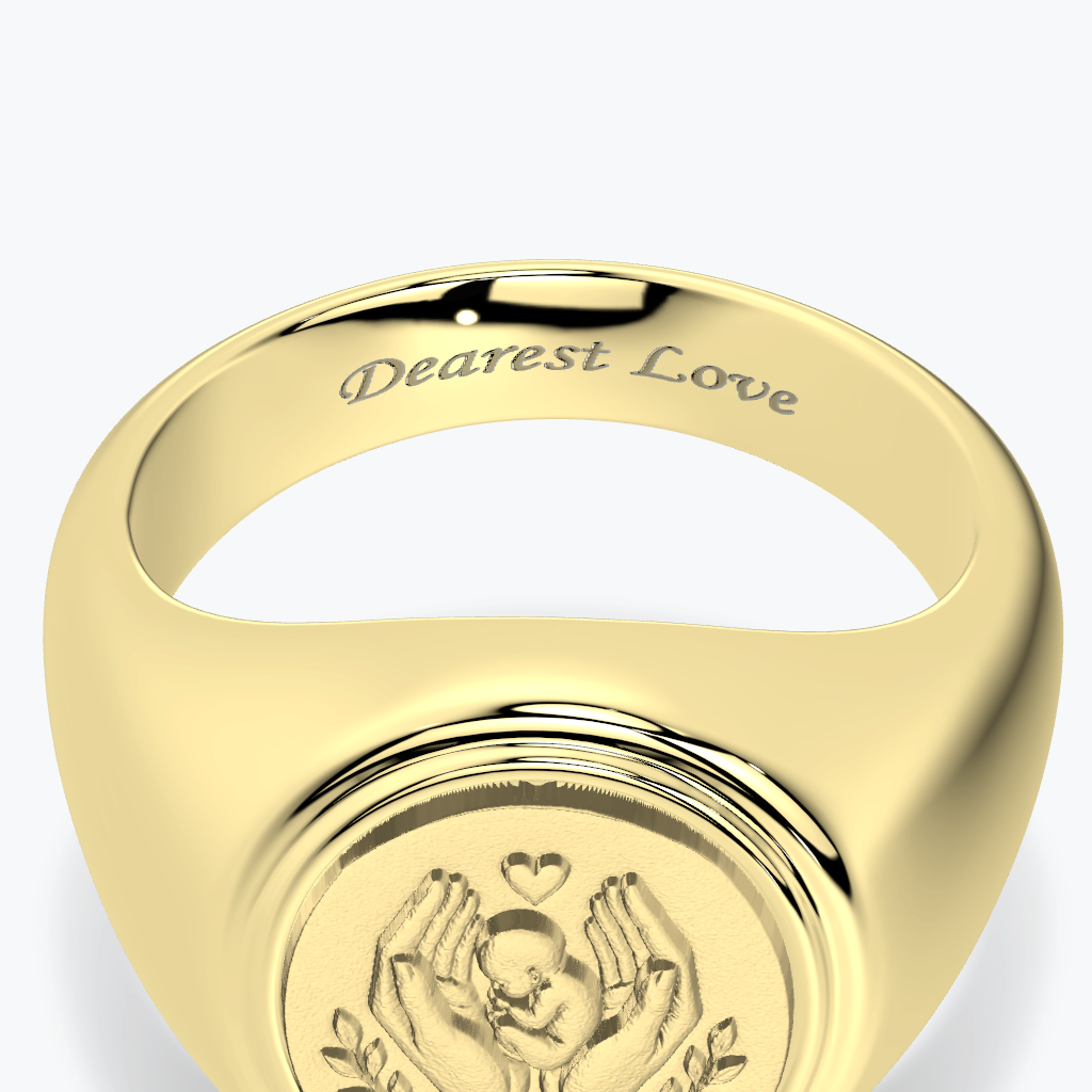 Held in Love Coin Ring