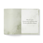 When Love Meets Grief Journal — Softcover Grief Companion Notebook — Gray Yellow Green