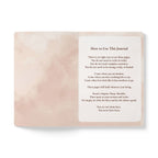 When Love Meets Grief Journal — Softcover Grief Companion Notebook — Light Orange