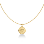 Heirloom Relief Halo Necklace