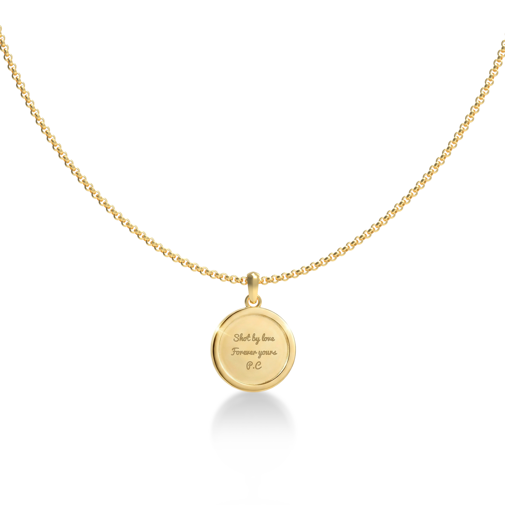 Heirloom Relief Halo Necklace