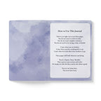 When Love Meets Grief Journal — Softcover Grief Companion Notebook — Gray Blue