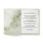When Love Meets Grief Journal — Softcover Grief Companion Notebook — Gray Yellow Green