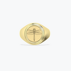 Dragonfly Coin Ring
