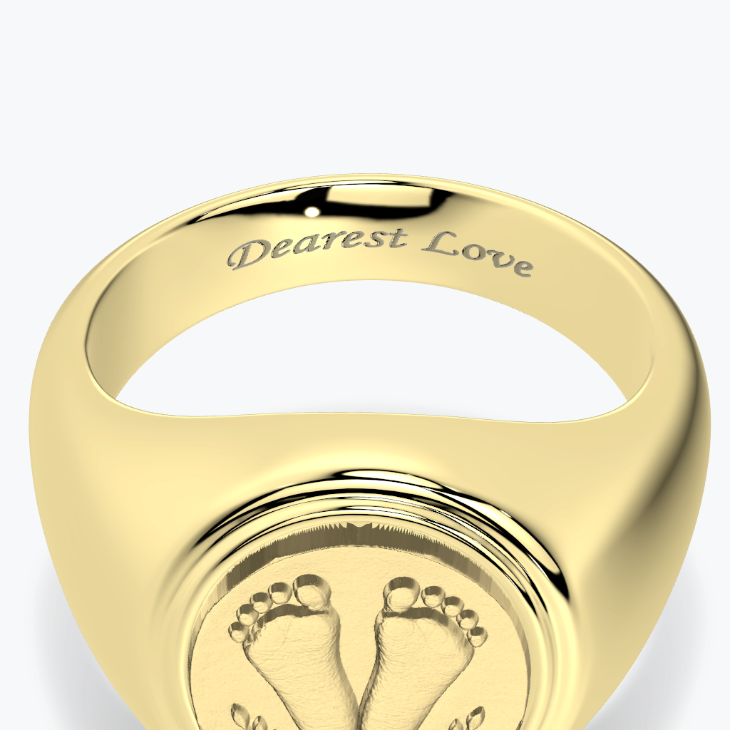 Baby Footprint Ring