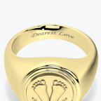 Baby Footprint Ring
