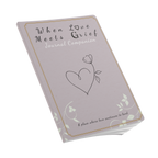 When Love Meets Grief Journal — Softcover Grief Companion Notebook — Light Gray