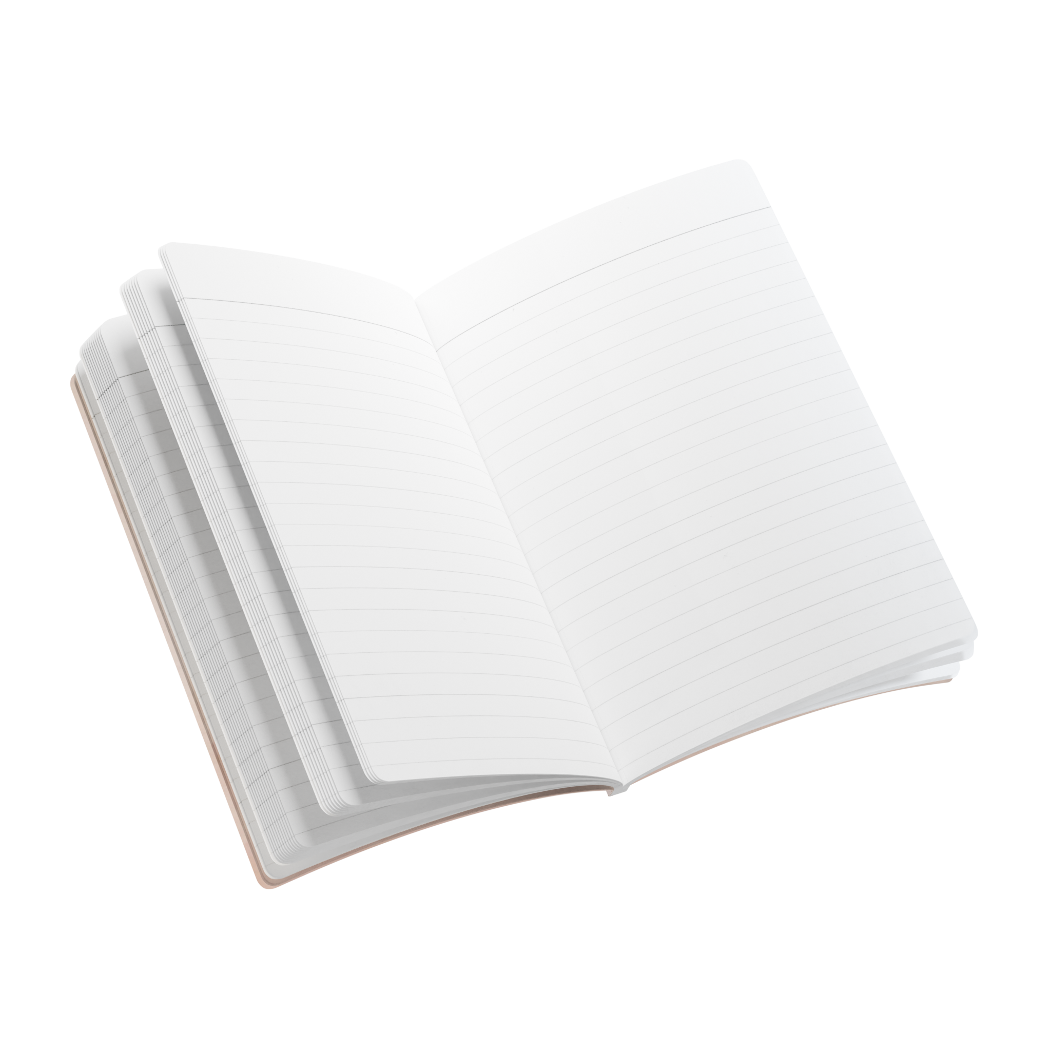 When Love Meets Grief Journal — Softcover Grief Companion Notebook — Light Orange