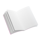 When Love Meets Grief Journal — Softcover Grief Companion Notebook — Magenta