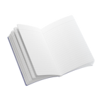 When Love Meets Grief Journal — Softcover Grief Companion Notebook — Gray Blue