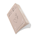When Love Meets Grief Journal — Softcover Grief Companion Notebook — Light Orange