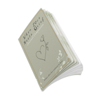 When Love Meets Grief Journal — Softcover Grief Companion Notebook — Gray Yellow Green