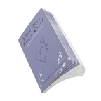 When Love Meets Grief Journal — Softcover Grief Companion Notebook — Gray Blue