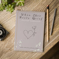 When Love Meets Grief Journal — Softcover Grief Companion Notebook — Light Gray