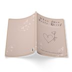 When Love Meets Grief Journal — Softcover Grief Companion Notebook — Light Orange