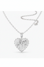 Personalized Heart Keepsake Necklace with Custom Engraving Heirloom-Quality Pendant